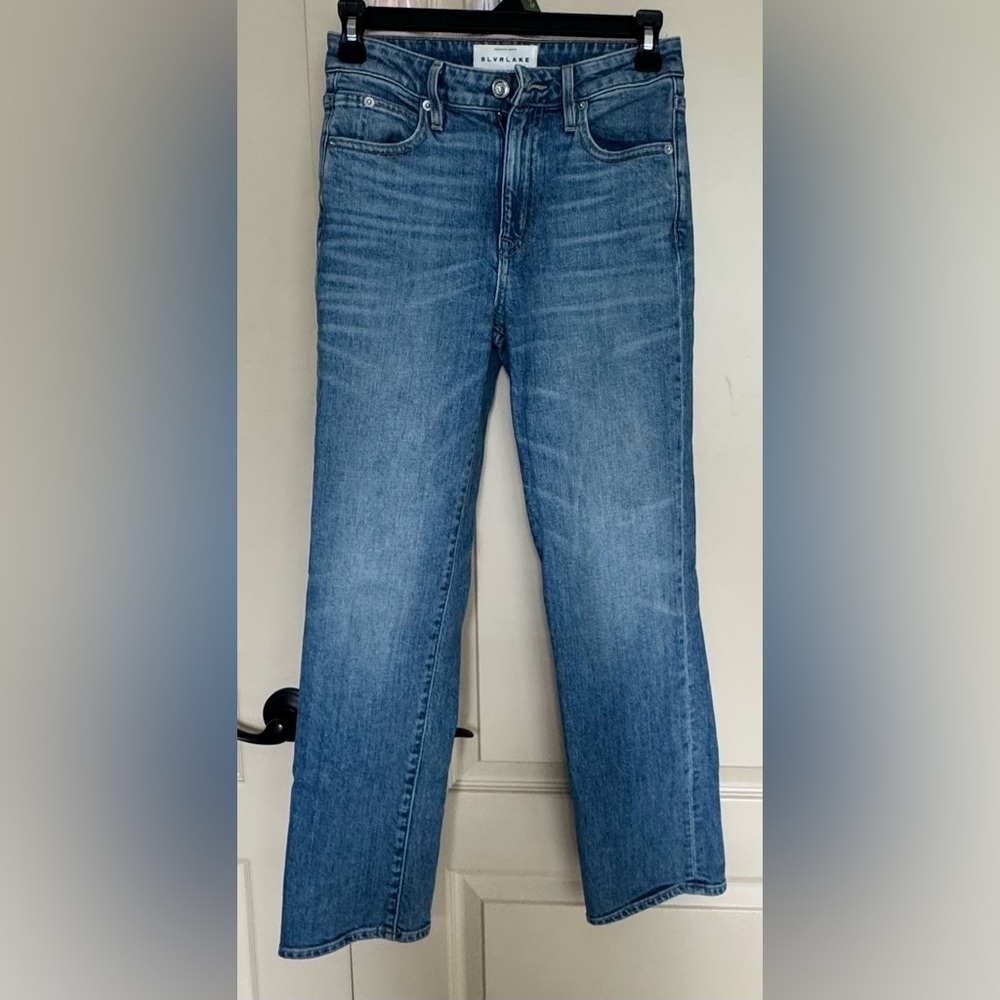 SLVRLAKE 25 Sophie Mid-Rise Straight Leg Jeans